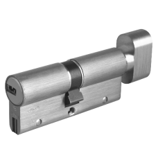 CISA Astral S Euro Key & Turn Cylinder 80mm 40/T40 35/10/T35 Keyed To Differ  - Nickel Plated