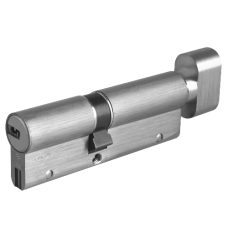 CISA Astral S Euro Key & Turn Cylinder 100mm 45/T55 40/10/T50 Keyed To Differ  - Nickel Plated