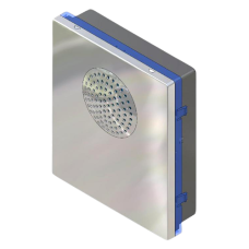 VIDEX 4836 Series Speaker Panel 0 Button - Stainless Steel