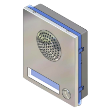 VIDEX 4836 Series Speaker Panel 1 Button - Stainless Steel