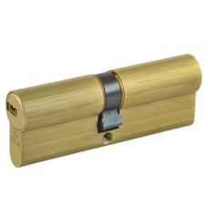CISA Astral Euro Double Cylinder 95mm 40/55 35/10/50 Keyed To Differ  - Polished Brass