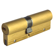 CISA Astral S Euro Double Cylinder 95mm 40/55 35/10/50 Keyed To Differ  - Polished Brass