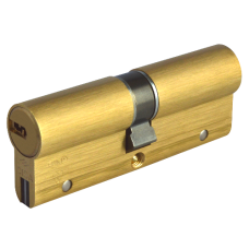 CISA Astral S Euro Double Cylinder 95mm 45/50 40/10/45 Keyed To Differ  - Polished Brass