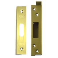 Union J2100REB Rebate To Suit StrongBOLT Deadlocks 25mm PL - Polished Lacquered Brass