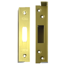 Union J2100REB Rebate To Suit StrongBOLT Deadlocks 25mm PL - Polished Lacquered Brass