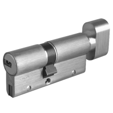 CISA Astral S Euro Key & Turn Cylinder 70mm 30/T40 25/10/T35 Keyed To Differ  - Nickel Plated