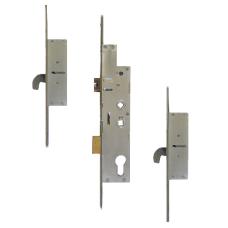 FULLEX Crimebeater 20mm Lever Operated Latch & Deadbolt Twin Spindle - 2 Hook 35/92-62 20mm Faceplate