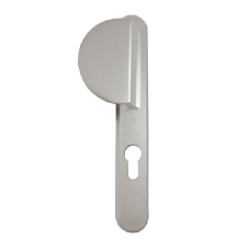 HOPPE UPVC Lever / Fixed Pad Door Furniture 554/3360N 92mm Centres  - Silver