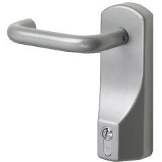 EXIDOR 322SE Euro Outside Access Device  - Silver Enamelled