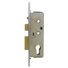 ABT GIBBONS Lever Operated Latch & Deadbolt - Centre Case 32/85-48 With Snib - Nickel Plated