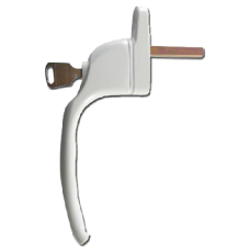 YALE UPVC Espag Handle Inline White - White