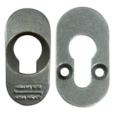 ADAMS RITE AH 2627 90 SL Sentinel Security Escutcheon  - Silver