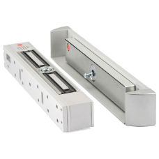 ALPRO 12V / 24V DC Monitored Surface Magnet With LED Indication Vortex LED Magnet - Satin Anodised Aluminium