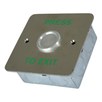 ALPRO Waterproof Exit Button 1 Gang - Aluminium