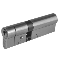 YALE Snap Resistant Euro Double Cylinder 100mm 40/60 35/10/55 Keyed To Differ  - Nickel Plated