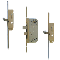 FIX 2025 Lever Operated 105PZ Latch & Deadbolt Scandinavian Cylinder - 2 Deadbolt 50/105 Left Handed