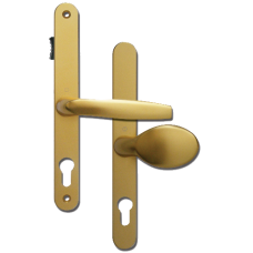 FULLEX 68 Lever/Pad UPVC Furniture - With Snib  - Gold