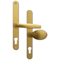 FULLEX 68 Lever/Pad UPVC Furniture - No Snib  - Gold