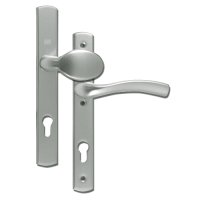 WINKHAUS Palladio XL 92 Lever/Pad UPVC Furniture Right Handed  - Silver