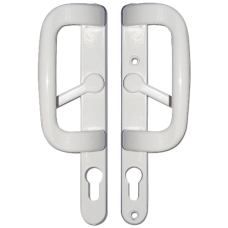 PADDOCK Patio Handle & Lever - Euro  - White