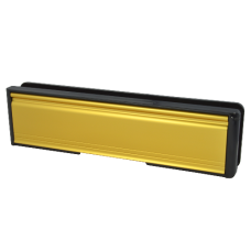 WELSEAL UPVC Letter Box 20-40 - 265mm Wide  - Gold