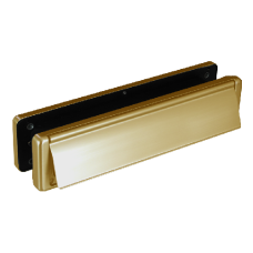 FAB & FIX Nu-Mail UPVC Letter Box 40-80 - 310mm Wide  - Gold