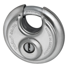 ABUS 26 Series Solid Lock Body Diskus Discus Padlock 71mm Keyed Alike EE0036 26/70  - Hardened Steel