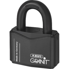 ABUS 37 Series Granit `Plus` Mechanism Solid Steel Rekeyable Open Shackle Padlock 77mm Keyed To Differ 37RK/70  - Hardened Steel