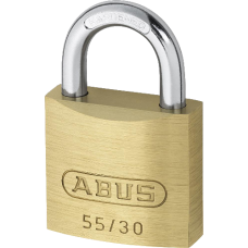 ABUS 55 Series  Open Shackle Padlock 29mm Keyed Alike 5301 55/30  - Brass