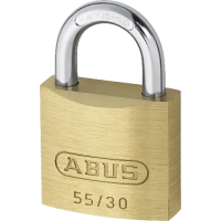 ABUS 55 Series  Open Shackle Padlock 38mm Keyed Alike 5402 55/40  - Brass