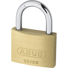 ABUS 55 Series  Open Shackle Padlock 58mm Keyed Alike 5601 55/60  - Brass