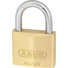 ABUS 65 Series  Open Shackle Padlock 40mm Quad Pack 65/40  - Brass