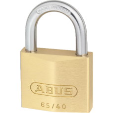 ABUS 65 Series  Open Shackle Padlock 40mm Pack 65/40  - Brass