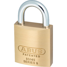 ABUS 83 Series  Open Shackle Padlock 46.5mm Keyed To Differ 83/45  - Brass