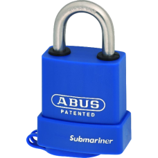 ABUS 83WPIB Series Marine  Open Stainless Steel Shackle Padlock 56.5mm Keyed To Differ 83WPIB/53  - Brass