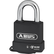 ABUS 83WP Series Weatherproof Steel Open Shackle Padlock 65mm Keyed To Differ 83WP/63  - Hardened Steel