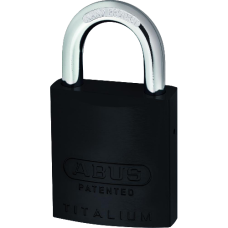 ABUS 83AL Series Colour Coded Aluminium Open Shackle Padlock Without Cylinder 40mm 83AL/40  - Black