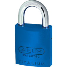 ABUS 83AL Series Colour Coded Aluminium Open Shackle Padlock Without Cylinder 40mm 83AL/40  - Blue