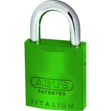 ABUS 83AL Series Colour Coded Aluminium Open Shackle Padlock Without Cylinder 40mm 83AL/40  - Green