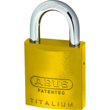 ABUS 83AL Series Colour Coded Aluminium Open Shackle Padlock Without Cylinder 40mm 83AL/40  - Yellow