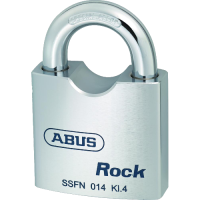 ABUS 83 Series Steel Open Shackle Padlock Without Cylinder 80mm 83/80  - Hardened Steel