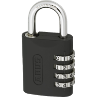 ABUS 158KC Series Combination Open Shackle Padlock With Key Over-Ride 45mm MK AP051 158KC/45 - Hardened Steel