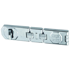 ABUS 110 Series Hinged Hasp & Staple 45mm x 195mm Double Jointed 110/195 DG  - Steel