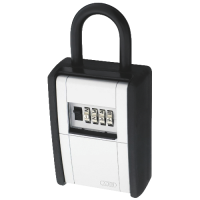 ABUS 797 Key Garage Key Safe With Shackle 115mm x 80mm x 43mm 797 - Black & Silver