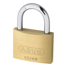 ABUS 55 Series  Open Shackle Padlock 58mm Keyed To Differ 55/60  - Brass