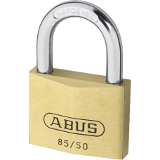 ABUS 85 Series  Open Shackle Padlock 50mm Keyed To Differ 85/50  - Brass