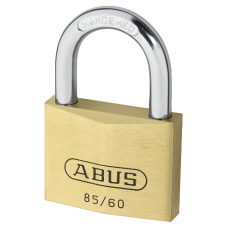 ABUS 85 Series  Open Shackle Padlock 60mm Keyed Alike 2703 85/60  - Brass