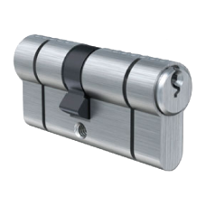 EVVA A5 Snap Resistant Euro Double Cylinder (PBP) 82mm 41-41 36-10-36 Keyed To Differ  - Nickel Plated