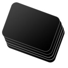 SOUBER TOOLS SB1/5 Hi-tack adhesive pads 5 Pack  - Black