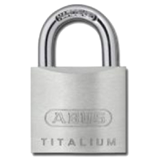 ABUS Titalium 54TI Series Open Shackle Padlock 30mm Keyed To Differ 54TI/30  - Silver